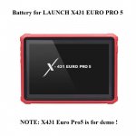 BATTERY REPLACEMENT FOR LAUNCH X431 EURO PRO5 Scan Tool